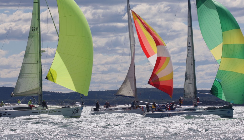 Spinnakers Commodore’s Cup day 2 Sail Port Stephens 2011  <br />
 © Sail Port Stephens Event Media